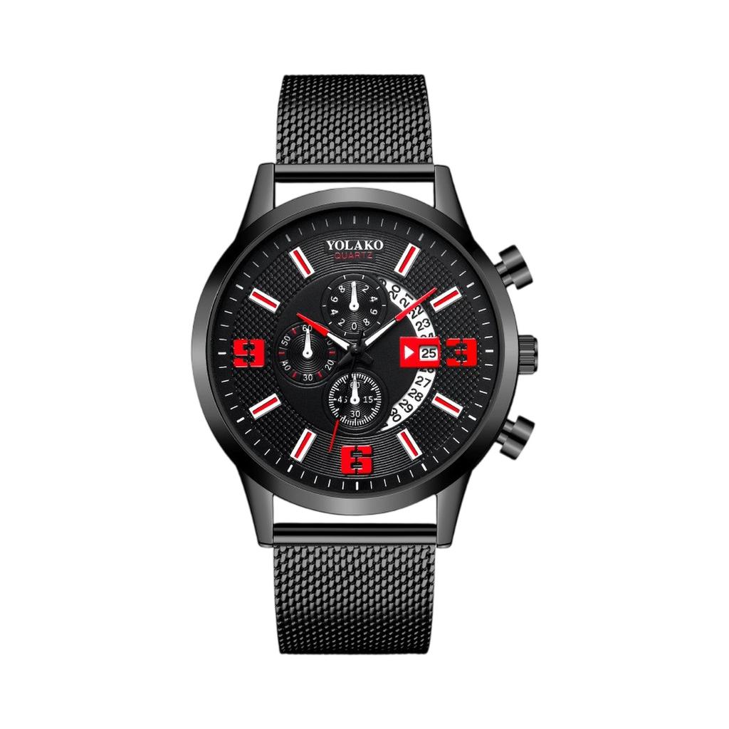 Men's Waterproof Luminous Running Alarm Clock Watch