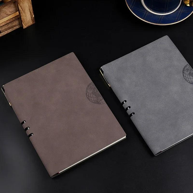 PU Leather A5 Diary Business Journal Planner Notebook Agenda Organizer Hardcover Simple Stationery Office School Supply Notepad
