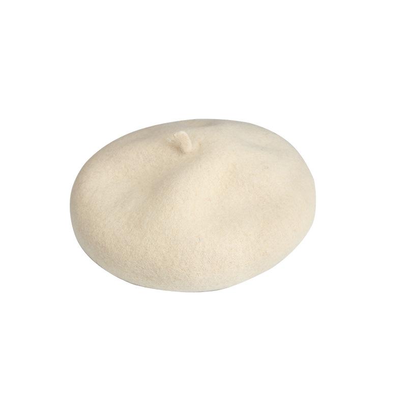 Korean Hat for Women Versatile Woolen Woolen Beret  Autumn and Winter Korean Style Fashionable Painter Hat Warm Style