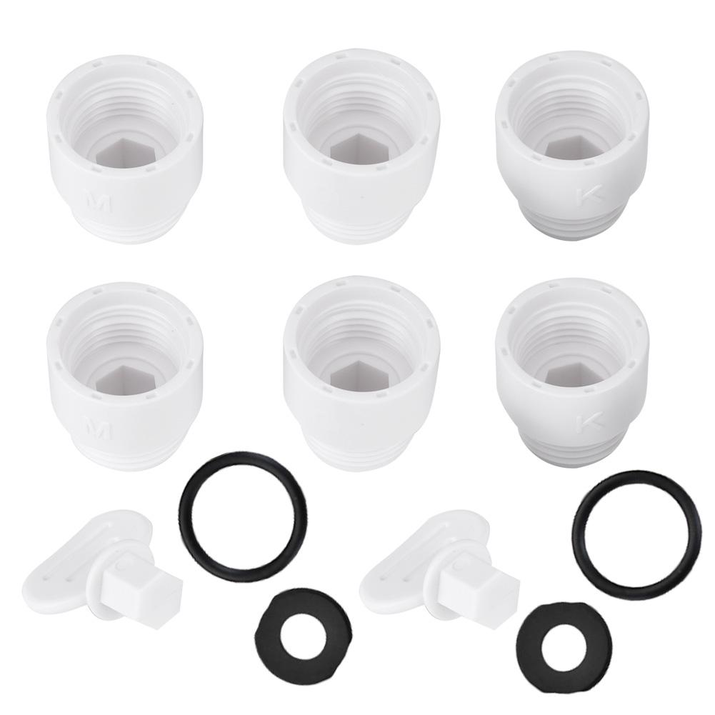 ABS Japanischer Duschadapter KMG-Anschluss Schlauchkonverter Badezimmerzubehör Gewinde G1 2in