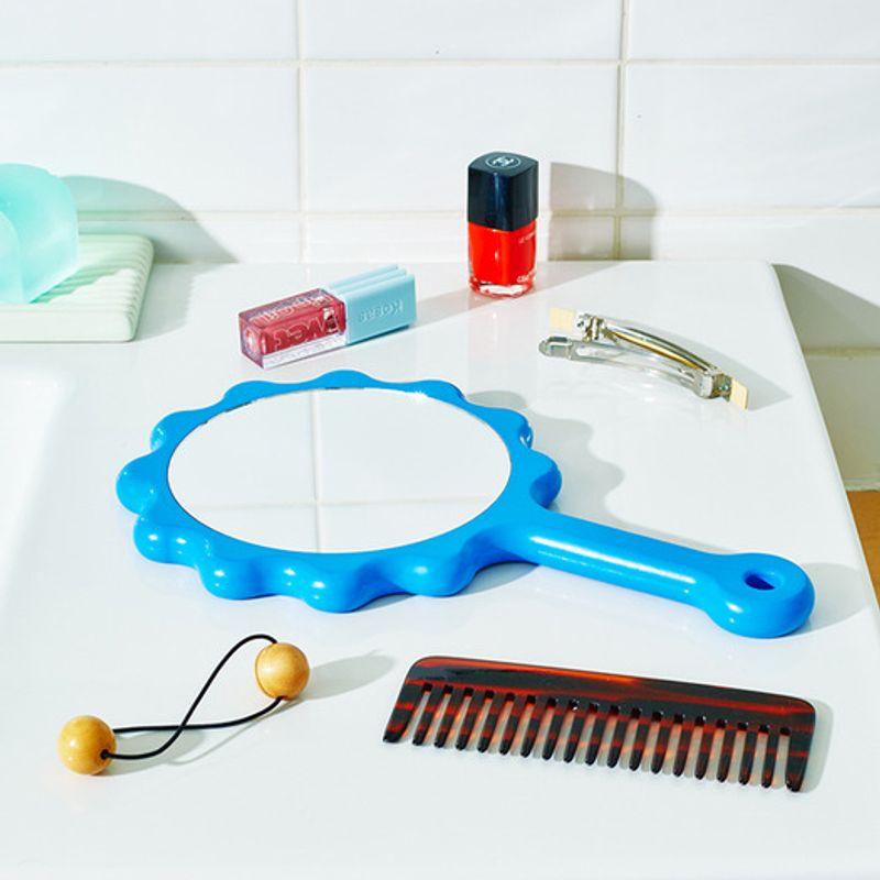 Sunflower hand mirror Blue