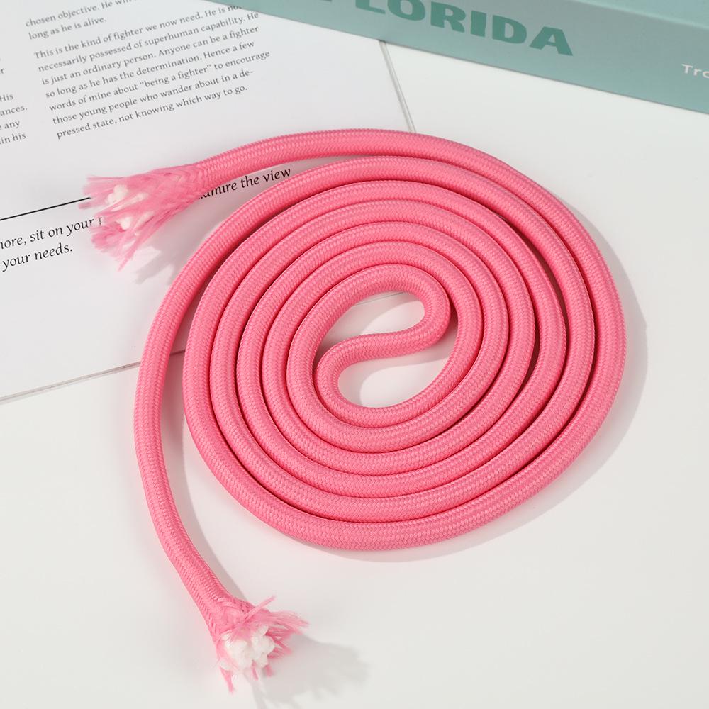 7MM Wear-Resistant Color Polyester Core-Spun Chinese Knot Braiding Rope for Handmade DIY Bag and Hanging Rope Projects.