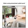 HOMZY 360° Rotating Kitchen Faucet Pressurized Anti-Splash Extended Filter Foam Universal Faucet Head Sprayer for Kitchen