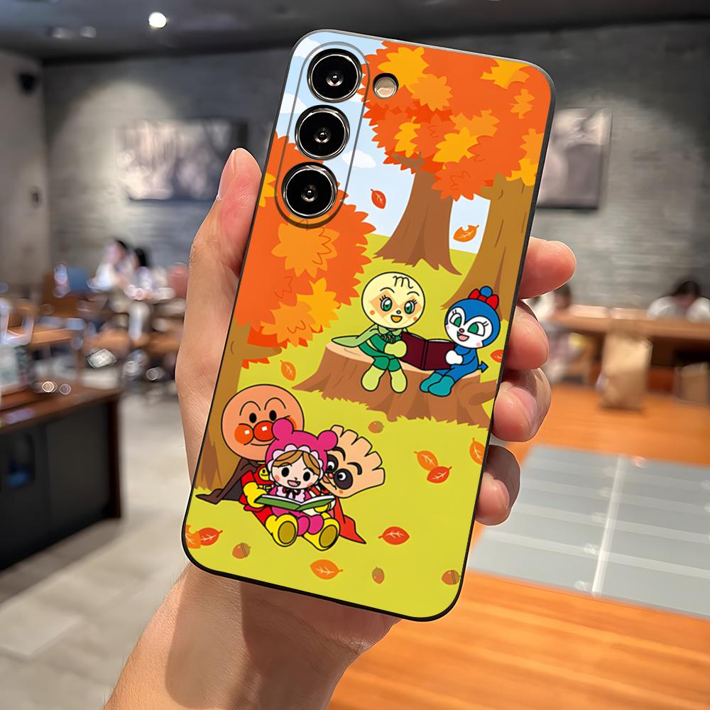 Phone Case For Samsung S26 S24 Ultra S25 S23 Fe S22 S20 S21 Plus A16 A54 A34 A53 Back Cover Cartoon Cute Anpanman