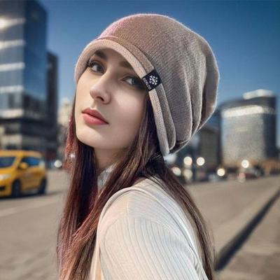 Fashion Casual Thickened Winter Hats Ear Protection Cute Beanie Caps Keep Warm Outdoor Knitted Hat for Men Women