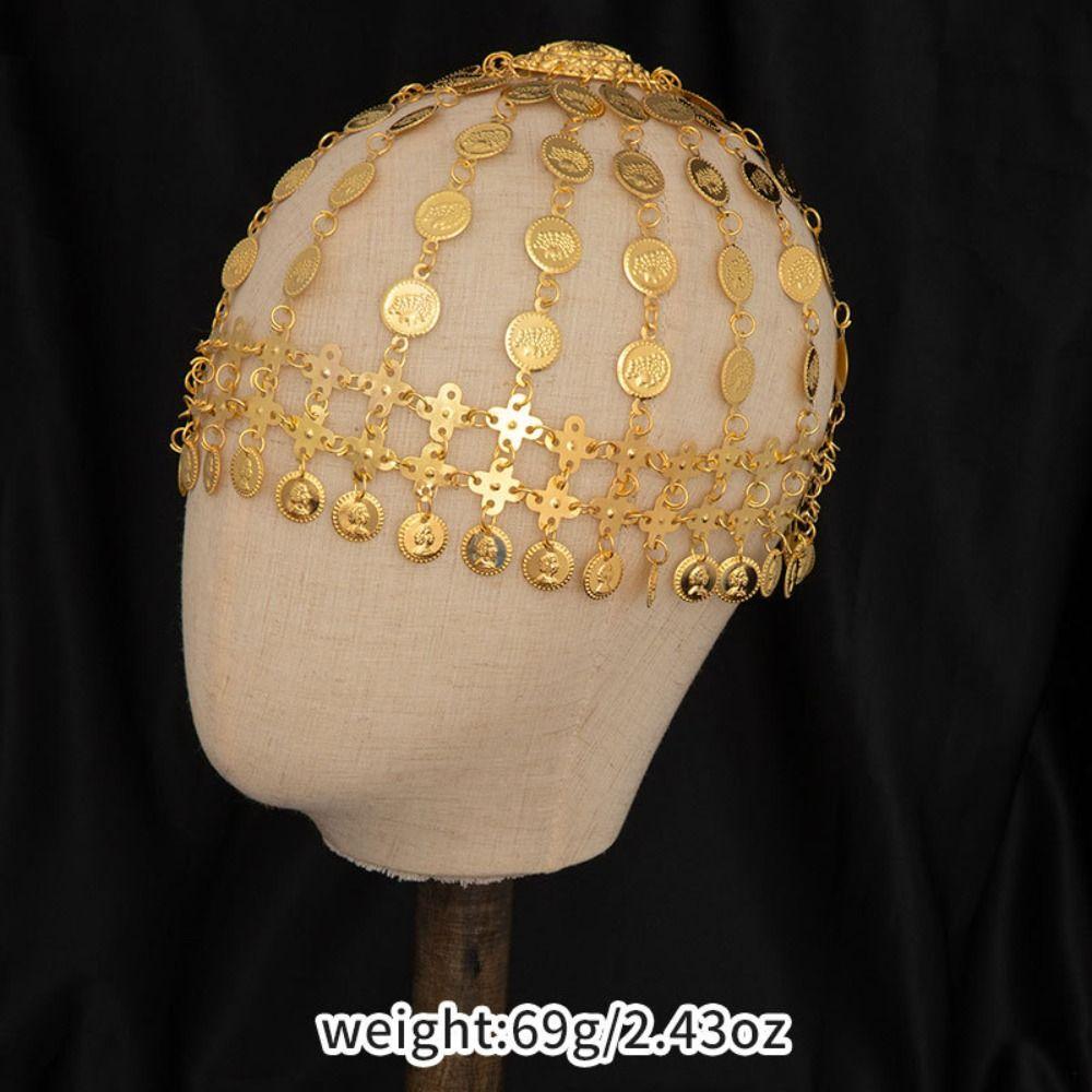 Round Bohemian Forehead Headpiece Korean Style Forehead Ornament  Headgear Accessory