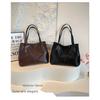 Tote Bag Women PU Large Capacity Stitched Detail Daily Commuting