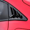 Rear Side Window Louver Vent Cover Trim Car Accessories Carbon Fiber Decor for Honda Civic 10th 2016 2017 2018