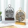 Elegant Metal Birdcage Incenses Coil Stand Forest Camping Incenses Coil Holder for Outdoor Gatherings