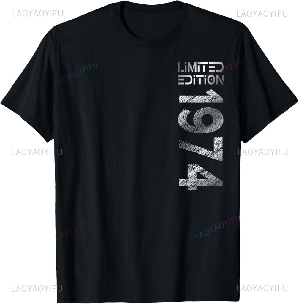 Limited Edition 1974 Unisex Unisex Tshirt Casual T Shirt For Unisex Unisex Summer Streetwear Tops Vintage Clothes