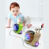 Crawling Snail Baby Toy with Music Lights Universal Interactive Electric Walking Tummy Time Snail