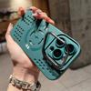 IPhone 15 16 Pro Max 16e 14 Plus 13 12 11 Wireless Charging Cover Flip Lens Stand for Magsafe Heat Dissipation Phone Case