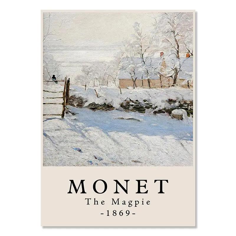 

Аннотация Клод Моне Холст Плакат Сад Пейзаж Музей Картины Портретный Принт Настенная Картина для Гостиной Домашний Декор 21cm×30cm NoFrame