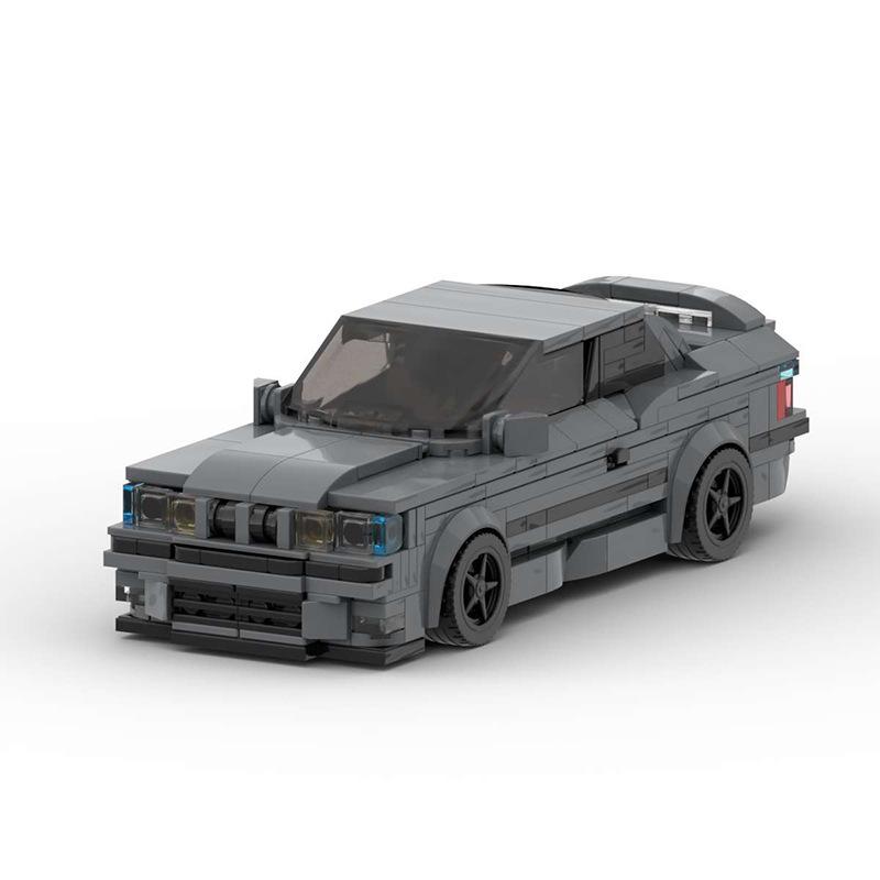 Cross-border MOC-Compatible Lego BMW M3 E36 Building Blocks - 8-Stud Car Model Toy for Boys