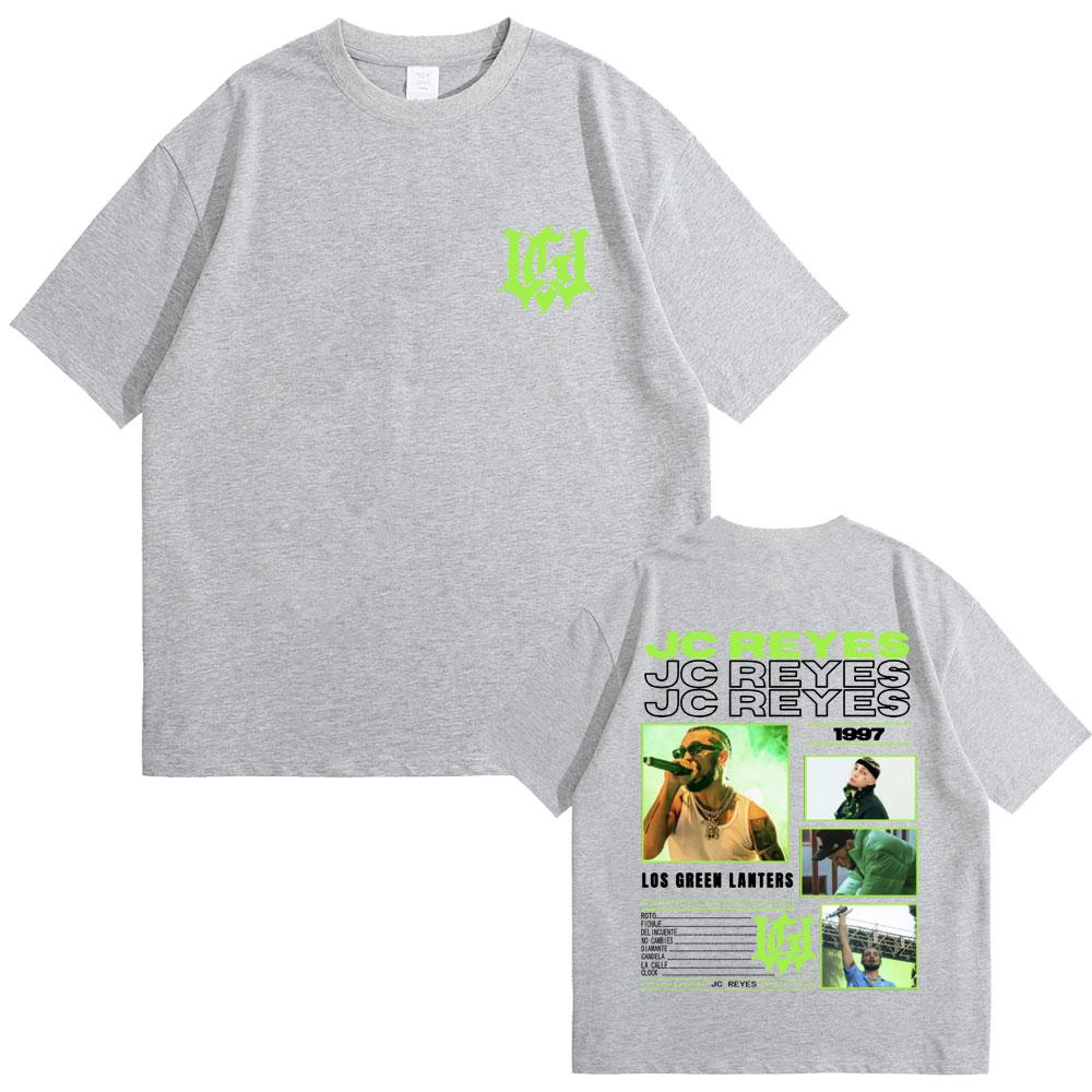 Rapper Jc Reyes Los Green Lanters 2025 Trička Pánská Dámská Módní Hip Hop Trička Pánské Ležérní Oversized Tričko s Krátkým Rukávem