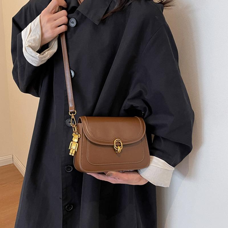 Bag New Autumn and Winter Fashion Women's Bag Crossbody Bag Versatile Retro Tofu Bag One Shoulder Small Square Bag Luggage