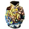 Spring And Autumn Casual Animation Sweater Dragon Ball 3D Digital Printing Hooded Pullover Sweater