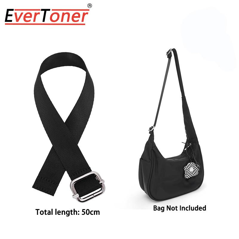 EverToner Adjustable Nylon Bag Straps For Lul-lemon Underarm Bag Women's Crossbody Bags Accessories 40/50cm Belt