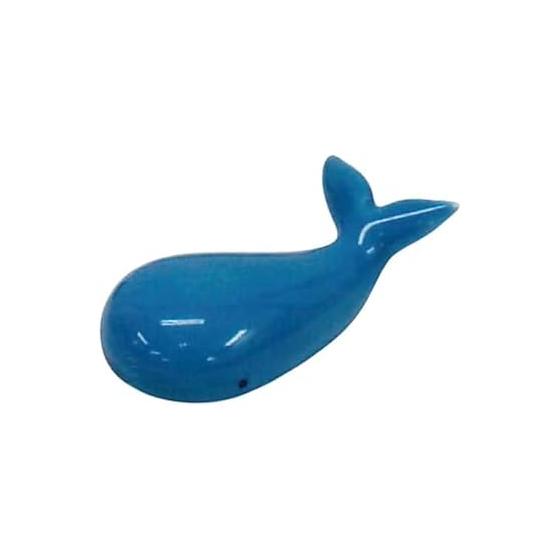 Tanaka Chopstick Rest, Whale, Sky Blue, Arita Ware, No.516004, Cute Whale Chopstick Rest, Made in Japan, Hasami Ware, Material: Ceramic, Origin: