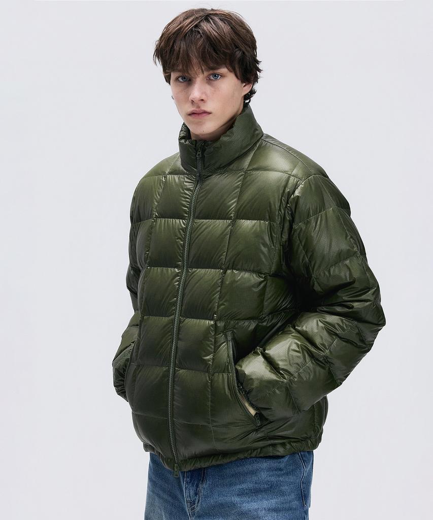 Il Corso Ciero Light Puffer Down Jacket Khaki