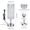 Tomshine Touching Control Nachttischlampe mit zwei USB-Ladeanschlüssen und AC-Steckdose, 3-fach dimmbar