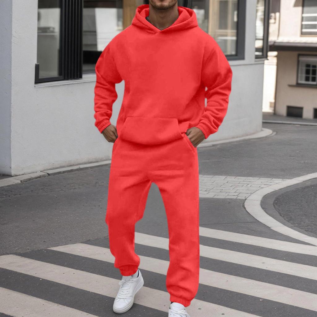 Zestaw dopasowanych bluz z podszewką dla par Kolor zimowy Luźny krój Unisex