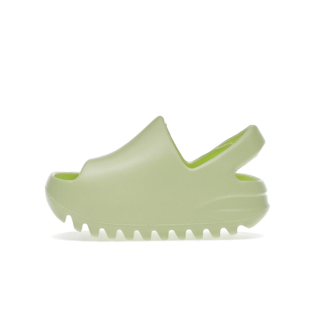 Adidas Yeezy Slides Infants Glow Green Baby Sneakers GX6140