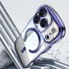 Plating Wavy Frame Magnetic Phone Case For iPhone 17 Pro Max 16 15 14 13 Electroplated Silicone Bumper Shockproof Clear Soft Cover