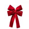 New velvet bow decoration Christmas three-dimensional pendant Christmas tree scene atmosphere layout