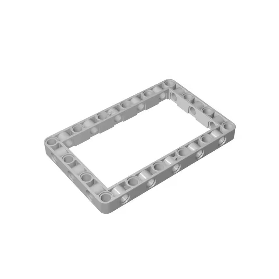 

10 шт. Техническая балка рама 7X11 Совместимая с Lego 39794 Детские развивающие строительные блоки Технические 10pcs светло-серый