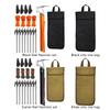 18Pcs Tent Clamps and Storage Bag Tent Stakes and Camping Hammer Set 11.8 Inch Metal Tent Stakes Camping Hiking Tent Accessories