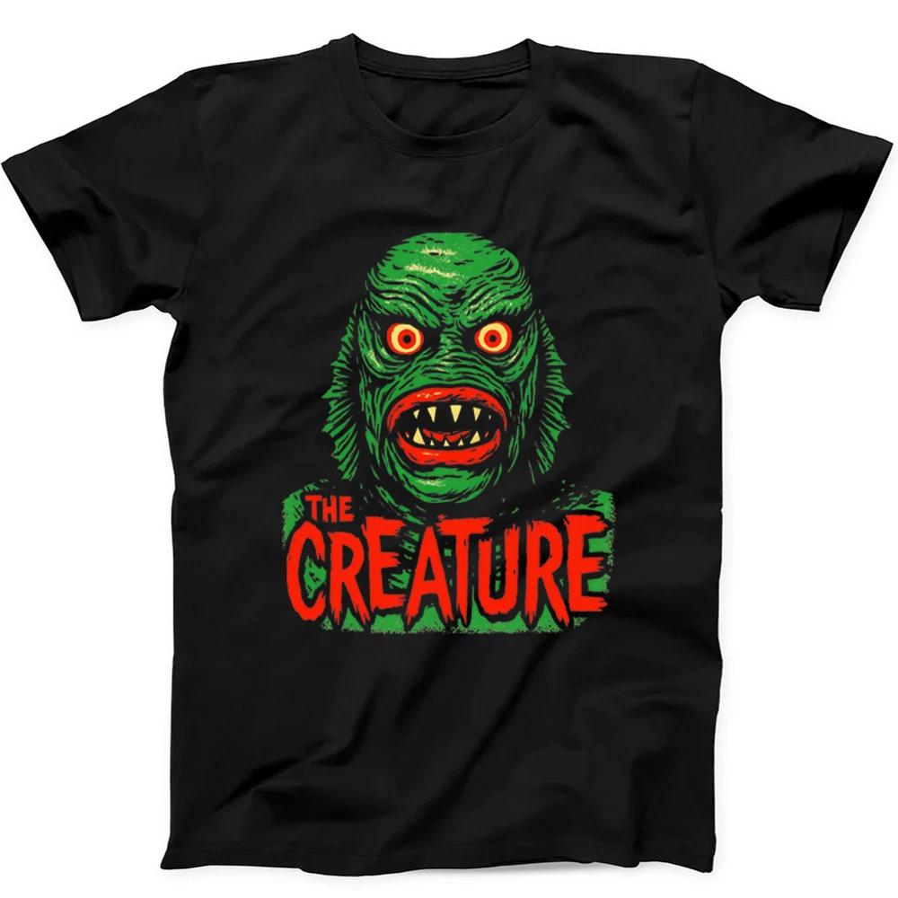 Creature From The Black Lagoon Inspired Parody Retro Gift Tee Black T Shirt 478