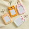 Card Protector Cute Portable Plush Colorful Decorative ID Card Holder Travel Supplies