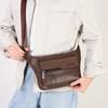 Men's Crossbody Bag Chest Bags High Quality Shoulder Bag Chest Bag for Men Fashion Business Messenger Bag PU Leather Waist Bags