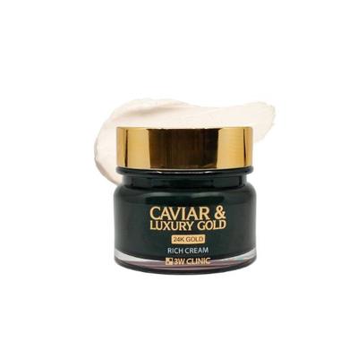 Kaviárový & Luxusní Zlatý Bohatý Krém Vyživující & Anti-Aging Péče 100g
