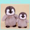 Niedlicher grauer Cartoon-Pinguin Plüschtier Kinderbegleiter Spielzeug Für Kindergeschenk Und Meeresaquarium Dekor