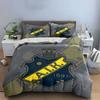 "Classic A.I.K. 1891 Emblem Design" Print Bedding Set Duvet Cover Pillowcases (1* Duvet Cover 2* Pillowcases Do Not Include Comforter)