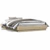 Vidaxl Bed Frame, Sonoma Oak, 160X200 Cm, Wood-Based Material