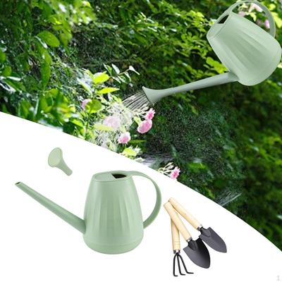 Stropitoare de flori cu gura lungă, mâner ergonomic convenabil cu 3 unelte de grădinărit, simplă