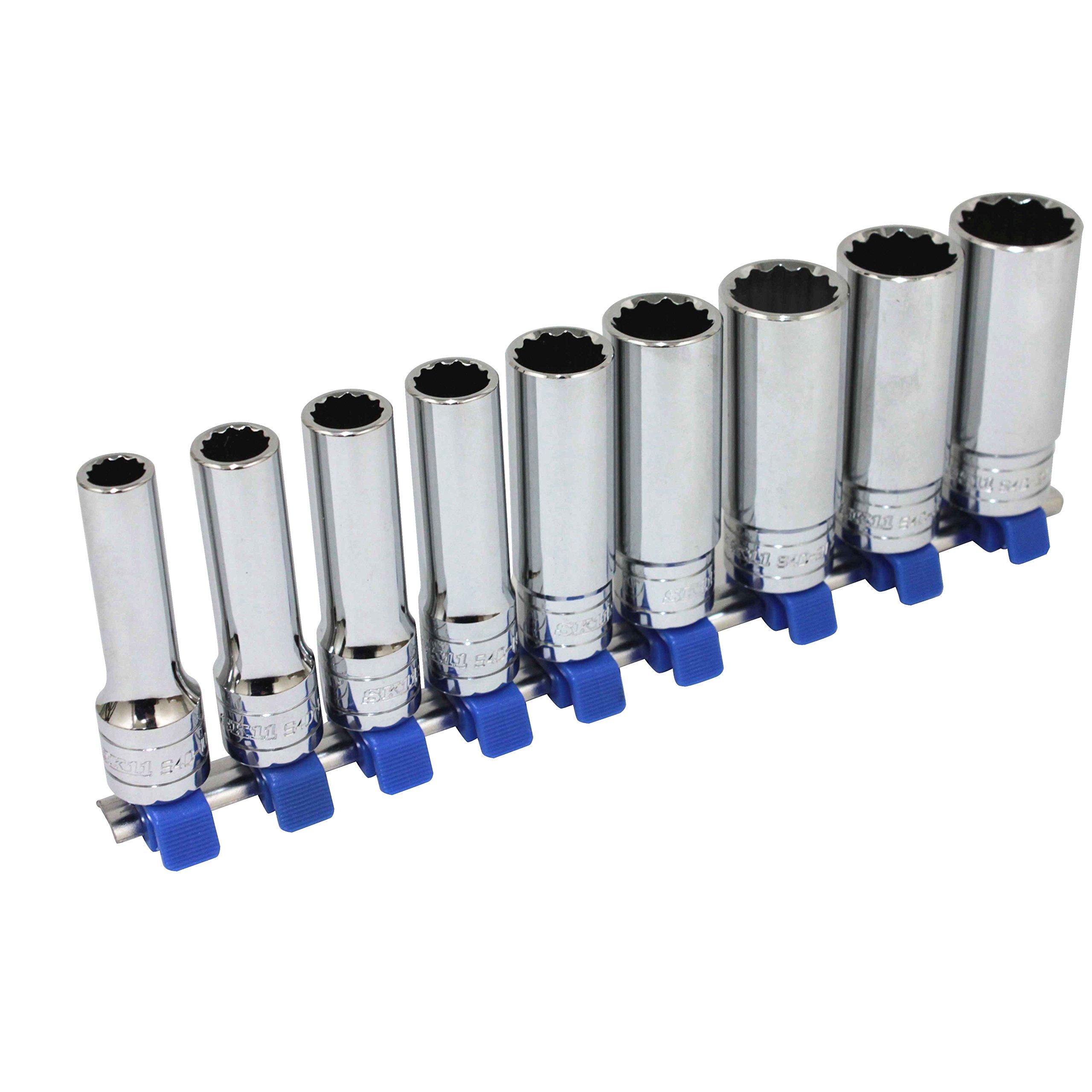 

SK11 Deep socket set Drive angle SHS409D 10~24mm 12.7mm (1/2 inch)
