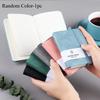 A7 Mini liniertes Notizbuch 100 Blatt Zuhause Schule Büro Meeting Notizblock Notizbuch Memo Zufällige Farbe Tragbares Notizbuch mit Stifthalter