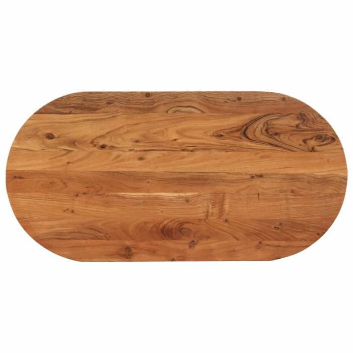 VidaXL Table Top 80x40x2.5 Cm Oval Solid Acacia Wood 370082