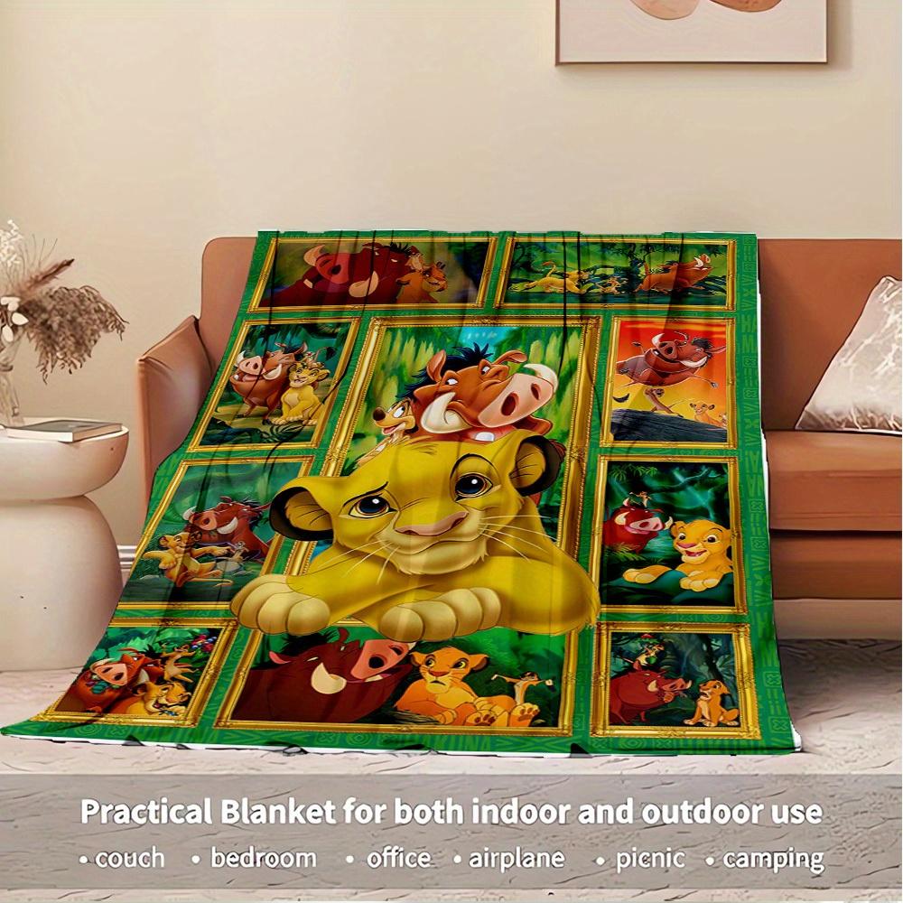 1pc velvet lion king simba pumba tinman bedding throw blanket sofa cover gift home decor room decoration