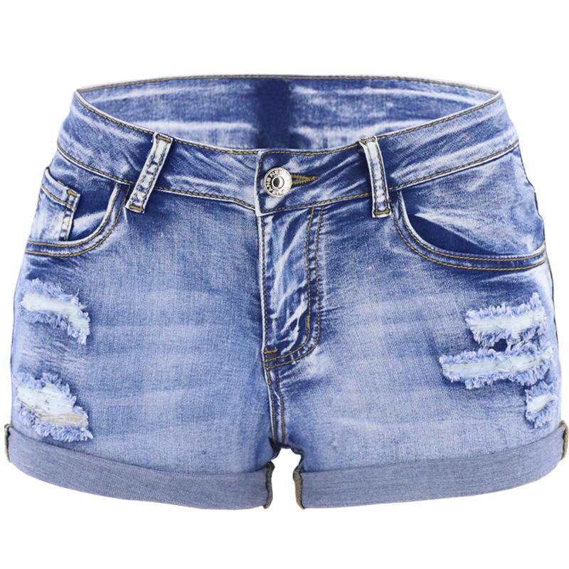 New Spring/Summer 2026 Washed Ripped Bleached High-Waisted Slim-Fit Women s Jeans S