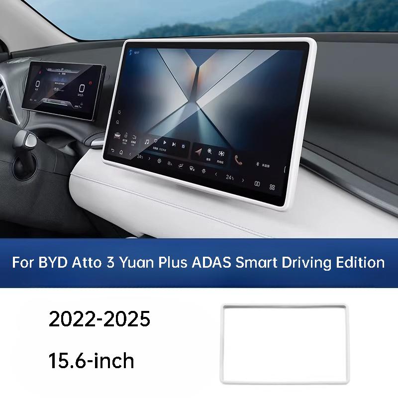 Für BYD Atto 3 Yuan Plus ADAS Smart Driving Edition 22-25 Auto-Navigationsbildschirm-Rahmen Silikonabdeckung Armaturenbrett-Display-Schutz