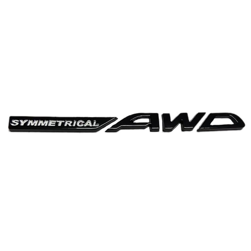 3D Car Side Metal Sticker Rear Trunk Badge Decal Decoration for Subaru SYMMETRICAL AWD Emblem XV WRX BRZ FORESTER IMPREZA LEGACY bb1