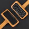 Pet Dogs Cats Accessories Tools Open Knot Pet Combs Durable Dense Natural Bamboo Handle Comb and Stainless Steel Hair Brush