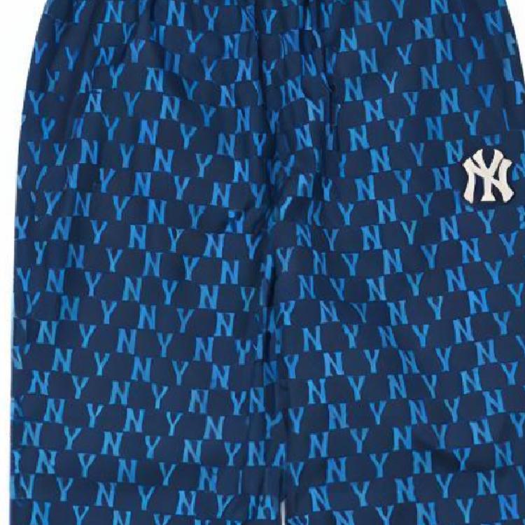 New MLB Presbyopia FW22 Casual Pants Unisex Blue 3AWPM0121-50NYS