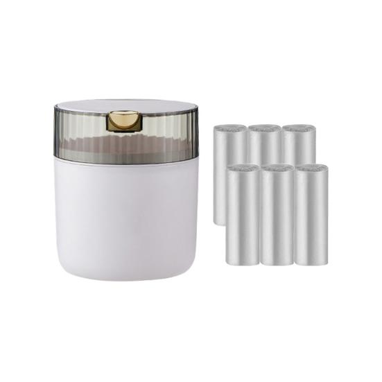 סט 1 קבל ידידותי לסביבה פרקטי נייד סגנון נורדי שולחן תה לסלון דלי אשפה פח אשפה מיני