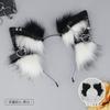 Handmade Cute Plush Animal Ears Cosplay Comic Show Punk Headband Spice Girl Headgear European and American Style Hair Accessories